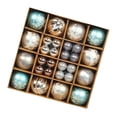 thumbnail image 3 of Juego de 40 Uds de adornos de bolas de Navidad, adornos colgantes para de Navidad, bolas grandes y pequeñas, decoración navideña para sala de Estilo D, 3 of 8