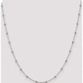 thumbnail image 5 of Sterling Silver 1.15mm Diamond-Cut Fancy Beaded Chain (20 X 1.15) Made In Italy qpe54-20, 5 of 5