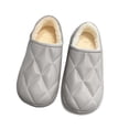 thumbnail image 6 of Wensltd Men's Fleece Lined Slippers Winter Closed Toe House Shoes Indoor Outdoor Cozy Warm Comfortable Fuzzy Slipper for Men, 6 of 8
