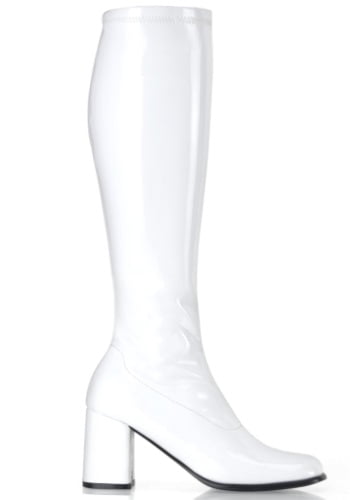 white knee high boots costume