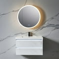 thumbnail image 7 of Blossom Regulus 32" LED Medicine Cabinet| Left Hinge | Bathroom Lighted Round Mirror Storage| Defog, 7 of 7