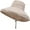 Beige, variant on CoCopeaunts Large Bucket Hats Wide Brim Suncreen Basin Hat for Women Foldable Outdoor Travel Adjustable Chin Strap Fisherman Hat
