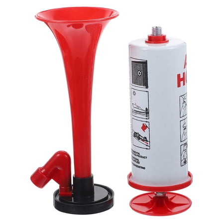Phenofice Signal Alert Handheld Air Horn Red 1Pcs 13.4X2in