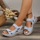 thumbnail image 1 of WILLBEST Sandalias De Mujer, Sandalias De Cuña De Verano, Zapatos Deportivos Transpirables, Sandalias De Mujer Con Punta Abierta Para Playa, Sandalias Para Mujer, 1 of 7