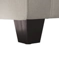 thumbnail image 3 of Stockton 73W Small Living Room Sofa in Beige Herringbone Fabric, 3 of 10