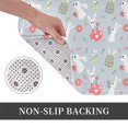 thumbnail image 6 of Cauagu Bunny cartoon with easter Print Front Door Mat for Indoor Entrance 16x24 Inche,Absorbent Doormat Washable Carpet for Bathroom/Garage/Kitchen/Entry/Back, 6 of 7