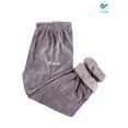 thumbnail image 2 of Deago Womens Plus Size Winter Thick Pajama Bottoms Pants Warm Coral Fleece Loungewear Home Pants (Gray), 2 of 7