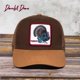 thumbnail image 1 of New GOAT Baseball Cap Men Women Fashion Animals Embroidery Snapback Dad Hat Spring Cotton Washed Denim Hip Hop Bone Dropshippingadjust Gao Jinjia LED, 1 of 2