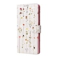 thumbnail image 6 of For Samsung Galaxy S25 Ultra Wallet Case, Stylish Flowers Pattern PU Leather Cover with Wrist Strap & Card Slots, Kickstand Magnetic Closure Shockproof Slim Case for Women Girls, Dried Flowers, 6 of 9