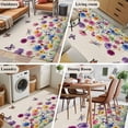 thumbnail image 5 of Area Rugs for Living Room Bedroom, Vintage Flowers 4'x6' Rug Washable Carpet Runner Indoor Outdoor, Watercolor Butterfly Dragonfly Daisy Beige Non Slip Accent Floor Mats Rug for Kitchen, Office, 5 of 8