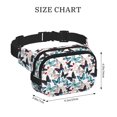 thumbnail image 4 of Kdxio Butterfly Crossbody Double Layer Waist Bag Belt Bag for Unisex Fanny Pack Fashion Waist Packs for Hiking Running Shopping Traveling, 4 of 9