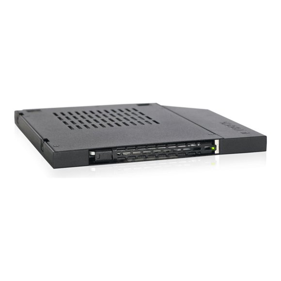 ICY Dock ToughArmor MB411SPO-2B - Adaptateur de Baie de Rangement - 5,25 Pouces Ultra Mince à 2,5 Pouces - Noir