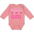 thumbnail image 3 of Inktastic Granna Girl Granddaughter Girls Long Sleeve Baby Bodysuit, 3 of 5