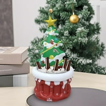 Darzheoy Inflatable Christmas Tree Ice Bar Beverage Cooler for Outdoor Party Holiday Decoration Ice Bucket