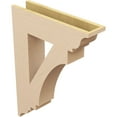thumbnail image 5 of Ekena Millwork 5 1/2"W x 24"D x 32"H Imperial Traditional Rough Cedar Woodgrain TimberThane Bracket, Primed Tan, 5 of 6