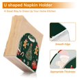 thumbnail image 5 of Yayeee Napkin Holder for Table Kitchen Paper Tissue Organization, Yellow Christmas Gingerbread, 5 of 8