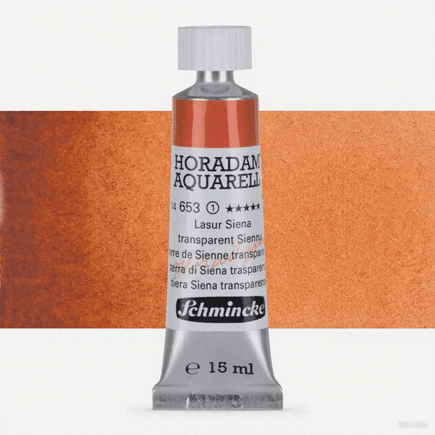 Schmincke - Acuarelas Horadam Aquarell, Tubo de 15ml, Pigmentos Vibrantes Premium para Adultos, Artistas y Aficionados, Serie 653