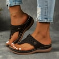 thumbnail image 2 of Orthopedic Sandals for Women Casual Flip Flops Comfortable Walking Shoes Slip On Summer Thong Sandals, 2 of 4