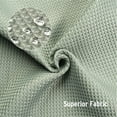 thumbnail image 5 of GourmetG Sage Green Fabric Waffle Shower Curtain with Waffle Weave Heavy Duty Hotel Quality Bathroom Shower Curtains, 72 x 72 Inches, 5 of 7