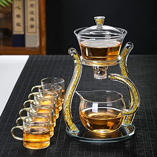 RORA Glass Tea Kettle Stovetop Safe With Removable Infuser (900ML