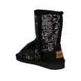 thumbnail image 3 of Jelly Beans Sam Sequin Round Toe Furry Inner Lining Boot (Toddler/ Little Girl/ Big Girl), 3 of 5