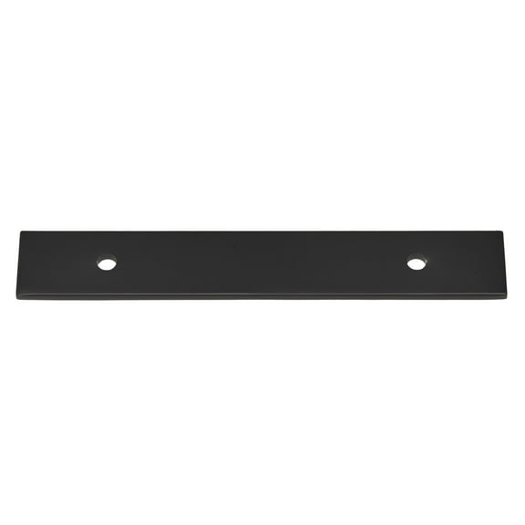 GlideRite 6" Squared Backplate 3-3/4" 96mm Center-Center, Matte Black