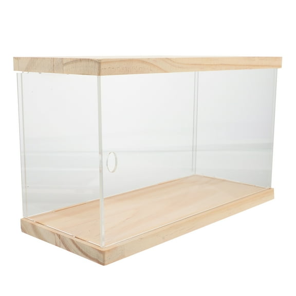 UPOUART Multi-Functional Doll Display Rack with Sliding Door Storage Box for Bedroom, Living Room, Study Organizer