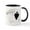 White/Black Inside, variant on CafePress - Ace Spades Flush - 11 oz Ceramic Mug - Novelty Coffee Tea Cup