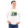 thumbnail image 3 of Popeye The Sailor Man Lucky St Paddys Long Sleeve TShirt Men Women Brisco Brands M, 3 of 6