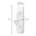 thumbnail image 2 of 3M™ Command™ Utility Hooks, Medium, 5-5/8" x 3-13/16" x 5-1/8", White, Box Of 37 Hooks, 2 of 9