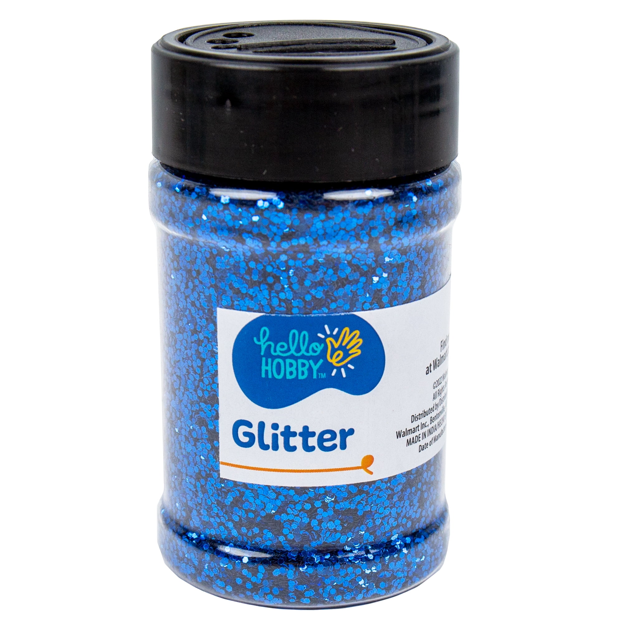 Hello Hobby Royal Blue Glitter Shaker, 4 oz.