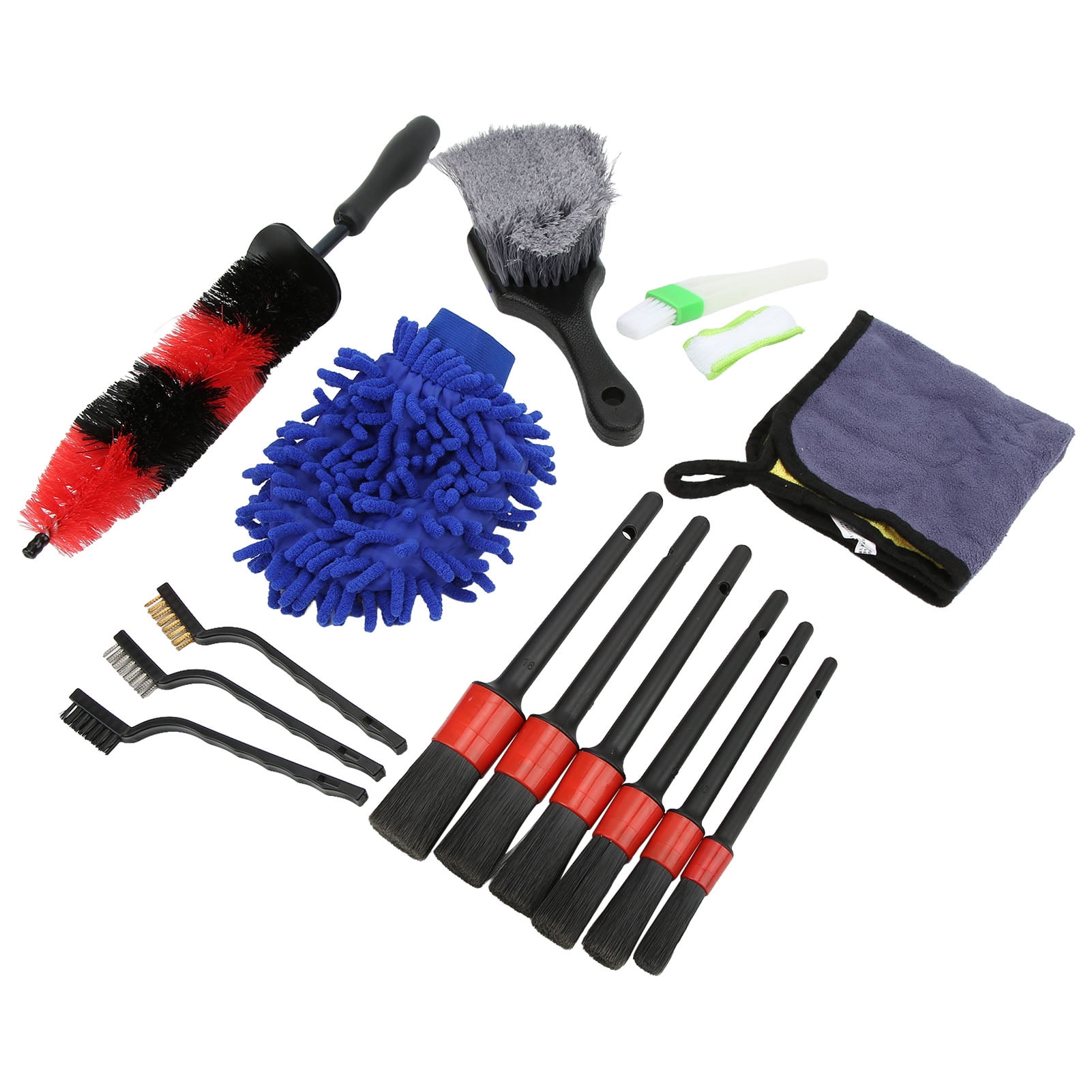 15-Piece Detailing Brush Set for Deep Cleaning Cars, Trucks, Bikes & More Ultimate Car Care Kit