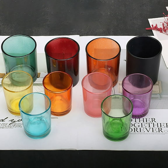 HEMOTON Assorted Candle Holders for Decoration Use 4 Pieces Craftsmen Style Vintage Design