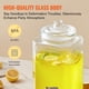 thumbnail image 4 of VEVOR Dispensador de bebidas, dispensadores de bebidas de 1,5 galones para fiestas, dispensador de jugo de vidrio con soporte, espiga de acero inoxidable, 4 of 9