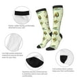 thumbnail image 3 of Rateoe Avocado for Exercise Pattern Women’s Knee High Crew Socks,Trouser Socks Comfortable, Breathable, Moisture-Wicking and Soft, 3 of 6