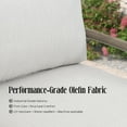 thumbnail image 6 of Ulax Furniture Outdoor/Indoor Aluminum Patio Loveseat 2 Person Bench Outdoor Sofa Chair with Olefin Cushions, 6 of 7