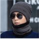 thumbnail image 3 of Gorro de invierno cálido para hombre, gorro de lana de punto, gorro de ciclismo de invierno, gorro con protección para los oídos, gorro a prueba de frío, gorro para hombre con cuello grueso, 3 of 6