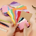 thumbnail image 4 of 60Pcs Tarjetas en Blanco de Cartón Kraft, Papel de Cartón de Colores Grueso de 4x6 Pulgadas Tarjetas Índice Rosa para Tarjetas de Regalo de Bricolaje Invitaciones de Boda, 4 of 6