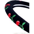 thumbnail image 3 of Automotive Women Embroidery Cute Car Steering Wheel Cover (Cherry), 3 of 4
