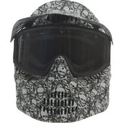 JT Elite Alpha LE Single Goggle, White Skull