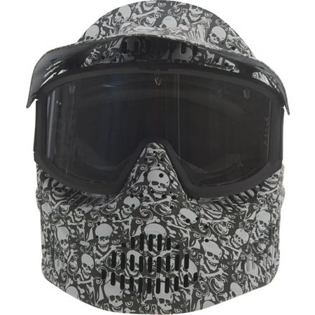JT Elite Alpha LE Single Goggle, White Skull