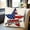 013 Multicolor, variant on Patriotic Decor Throw Pillow Covers Independence Day Throw Pillowcase Cover for Memorial Day Veterans Day USA American Summer Outdoor Red White Blue Decor