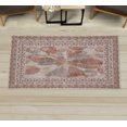 thumbnail image 1 of Abstract Decorative Rug, Floral Petal Look Forms in a Grunge Style Modern Colorful Blurry Look, Quality Carpet for Bedroom Dorm and Living Room, 6 Sizes, Pale Rust, by Ambesonne, 1 of 1