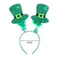 thumbnail image 3 of Fiudx Diademas para El Día de San Patricio, Diseño Irlandés Verde, Accesorios para Fiestas, Estilo Unisex, Ideales para Desfiles, Accesorios de Fotos, Ligeras y Cómodas, Talla Única., 3 of 5
