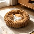 thumbnail image 6 of Calming Donut Dog Bed Small Round Cuddler Washable Anti-Anxiety Sleeping Cushion for Dogs & Cats 40cm, 6 of 7