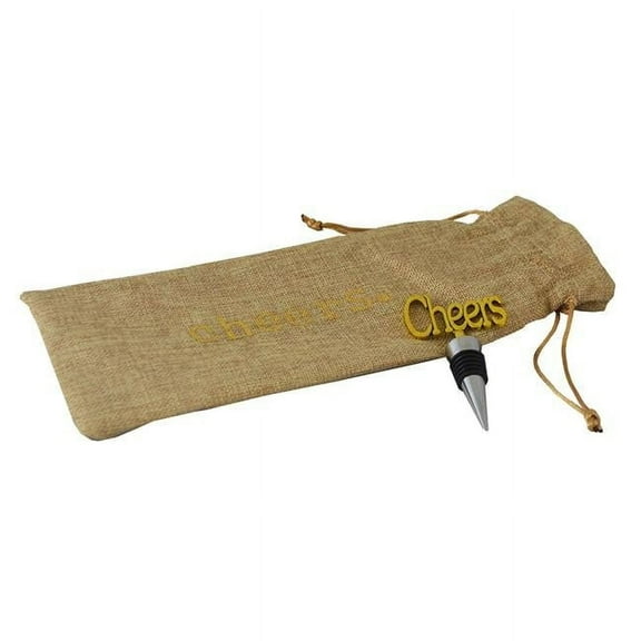 Three Star SX3270 Cheers Wine Bottle Bag & Stopper Set