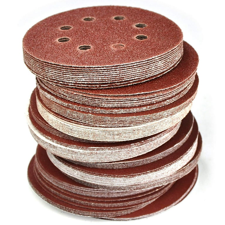 100mm 4 Inch Sanding Discs Sandpaper Grit 36/40/50/80/120 Steel Paper  Material