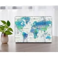 thumbnail image 1 of KSK KAISHEK Hard Shell Compatible MacBook Pro 14" with XDR Display & Touch ID Type C + Black Keyboard Cover Model: M2 A2779 A2442 M1 (World Map 7), 1 of 5