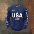 thumbnail image 2 of 4th of July Polo Shirts for Men Patriotic Knit T Shirt Graphic Commemorative Independence Day Anniversary Casual Tee, 2 of 3
