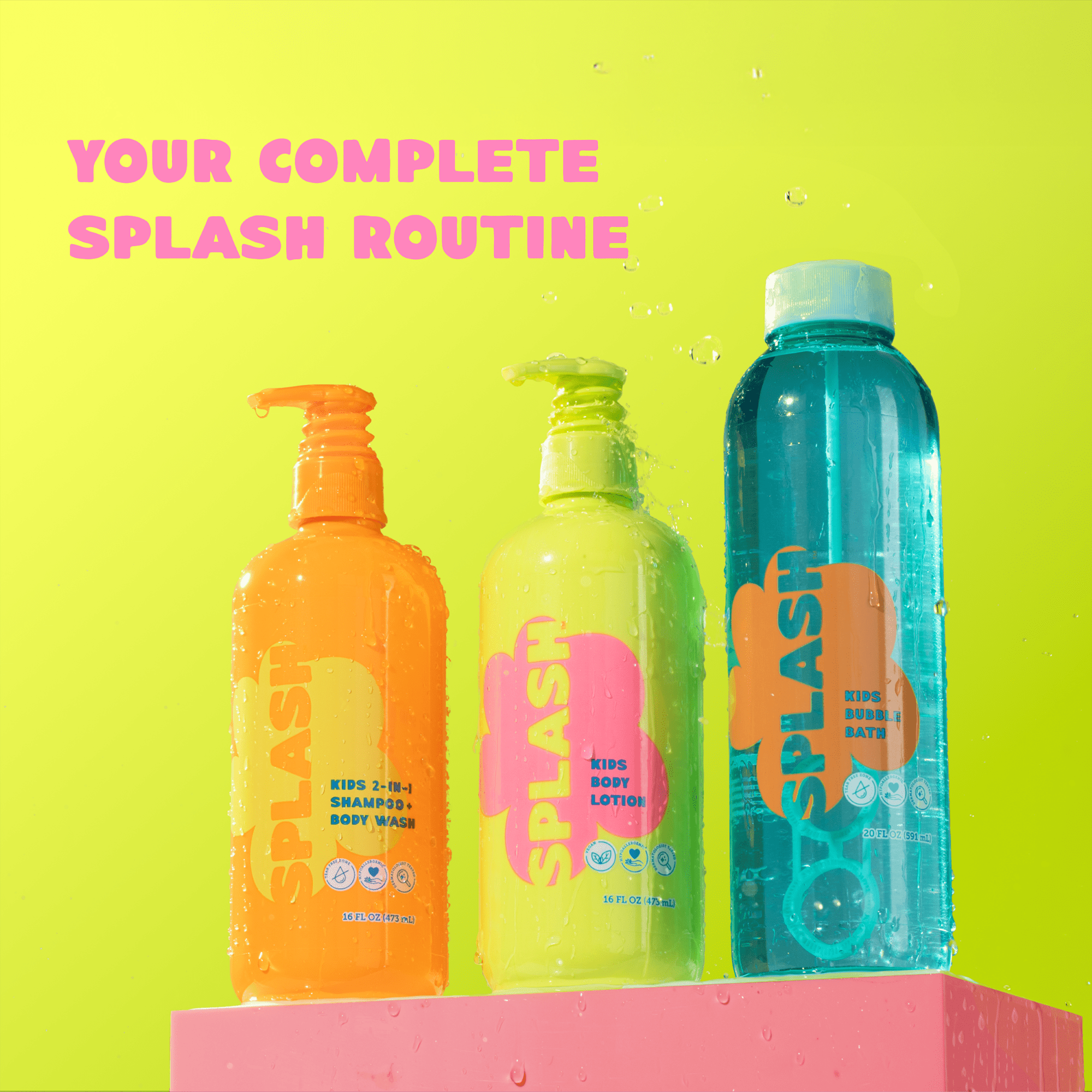 Splash Kids Moisturizing Body Lotion, Gummy Bear Scent, 16 fl oz